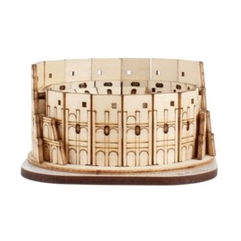 Young Modeler Wooden 3D Puzzle Kit - Colosseum Model - DIY Brain Puzzle & Wood Assembly Craft 영플래닛 콜로세움