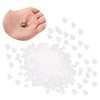 Respaldos de Silicona Transparente para Pendientes 500 Piezas