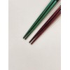 Couples Chopsticks, Silver Cherry Blossoms, Green, Purple, Design with Paulownia