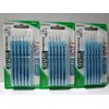 GUM BI-DIRECTION Interdentalbürsten 6 Stück hellblau 0,9mm, 3er Vorteilspack (3x
