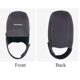 YJZQ Neoprene Wetsuit Hood Scuba Diving Brim Cap Hood Swim Cap Stretchy Water Snorkeling Hood Hat Kayaking Paddle Sailing Surf Water Sports Vented Hood for Men Women