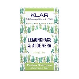 Klar Seifen festes Shampoo Lemongrass & Aloe Vera, 100 g
