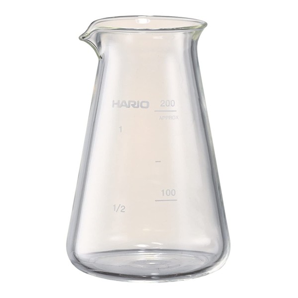 HARIO CSP-200 Conical SAE Pitcher, Crafts Science, Practical Capacity: 6.8 fl oz (200 ml), Made in Japan, Transparent