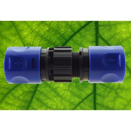 Expanding Hose/x Hose Replacement end connectors with Male/Female 3/4" bsp Thread,Female to Female Universal Click-Lock Garden Watering hosepipe Connector Set