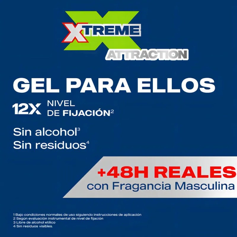 Gel para cabello Xtreme Attraction Squeeze 260g