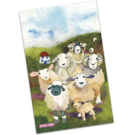 Emma Ball Tea Towel - Felted Sheep