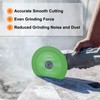 sourcing map 5 Pack Glass Cutting Disc 4Inch for rotary