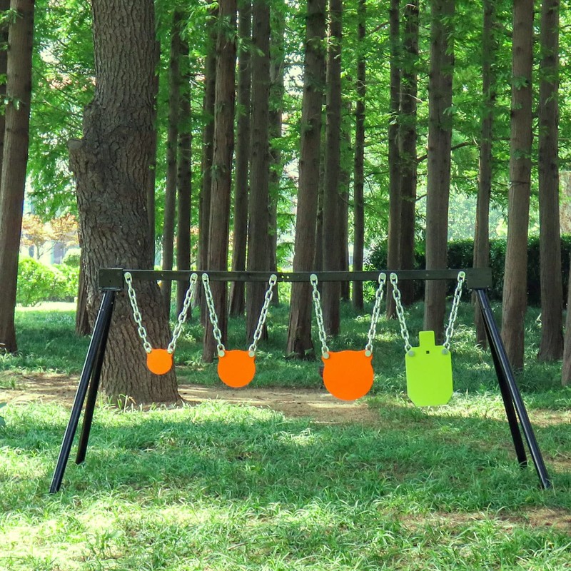 Highwild AR500 Steel Shooting Targets Combo - 6" Gongs & 7"x