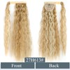 Inscca Ponytail Hairpiece Like Real Hair, Wavy Caramel Blonde &