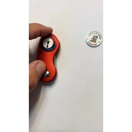 Pinehurst GOLF SWITCHBLADE DIVOT REPAIR TOOL w Ballmark 2024 US OPEN Pinehurst No. 2 BlkBk