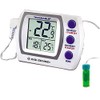 Traceable Jumbo Calibrated Digital Fridge Thermometer/Freezer Thermometer with Bottle Probe,