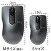 ELECOM Wireless Mouse (Receiver Included) M Size, 3 Buttons, Silent,