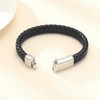 Minicremation Cross Cremation Jewelry Urn Bracelet for Ashes Genuine Leather