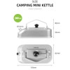 Camping Kettle Portable Aluminum Tea Coffee Pot Ultra-Light Teapot 300ML