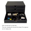 UnionBasic Divider Bar, Divider Strip for 3-Drawer File Organizer, Black