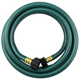 Darnassus - Manguera de jardín de PVC de 1/2 pulgadas, manguera de agua flexible con accesorios macho y hembra, sin fugas, resistente, para el hogar, al aire última intervensión, césped, patio (10