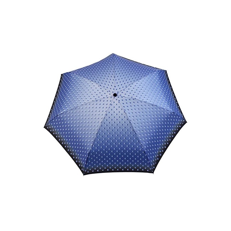 Cachemir Mini Pocket Umbrella Stable Stormproof Dots, blue, Super mini