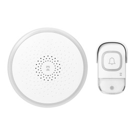 RGB LED Wireless Doorbell IP55 230 V, 300 m, 60 Melodies, Learning Mode, Signal Mode