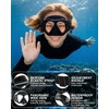 Aegend Swim Goggles with Nose Cover for Adults, Tempered Glass