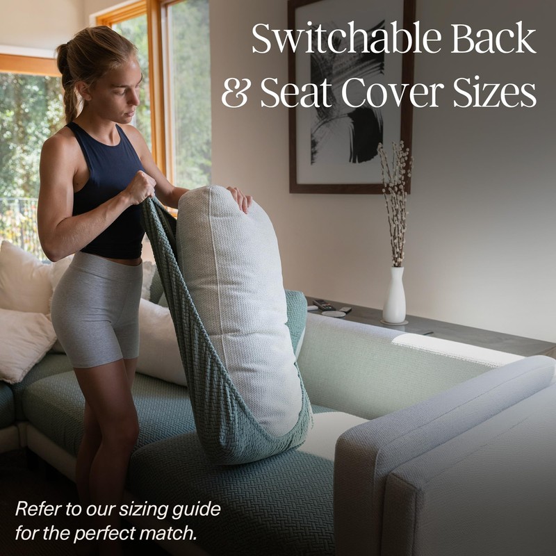 Nolan Interior Magic Sofa Cover - Classic Jacquard Back Couch