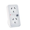 Sansai Vertical Powerpoint Double Surge Protector Adaptor/Outlet Spliter/AU
