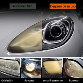 Kit de restauración de Faros Delanteros, Kit de pulidor de faros de coche, Hace que los faros vuelvan a su estado como nuevos