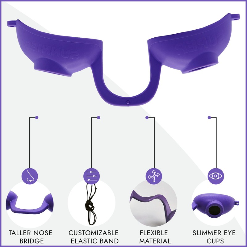 Super Sunnies Super Sunnies Flexible Tanning Bed Goggles Eye Protection
