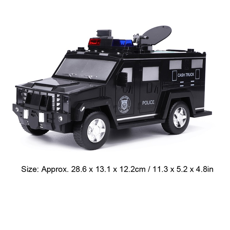 Cash Truck Money Box Fingerprint Password Electronic Automatic Coins Saving