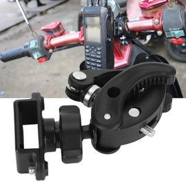 VBESTLIFE Walkie Talkie Bike Mount, Secure Mounting Bracket for Two-Way Radio, Compatible with, Anytone, Cobra, Hand CB Radios, Easily Accessible Handlebar Mount for