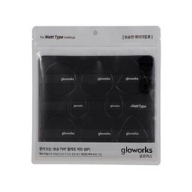 gloworks Tear-off Matte Cover Palette Puff Black / gloworks 뜯어 쓰는 보송 커버 팔레트 퍼프 블랙