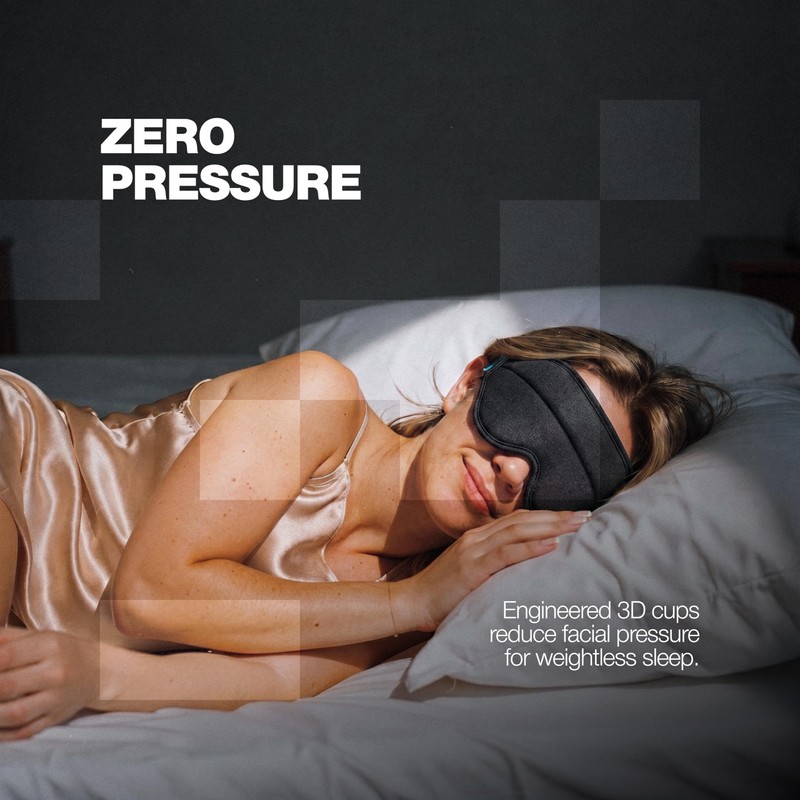 NASA Sleep Mask with LightBlock™ Barrier