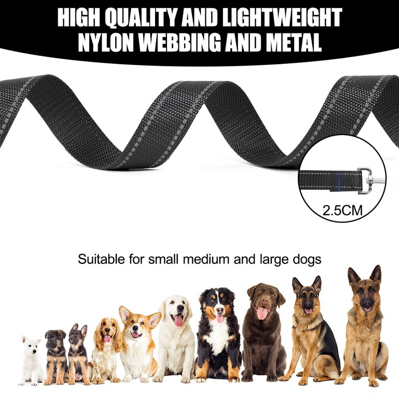 Adiwo Two Point Control Dog Leash, Professional Anti-Pull Dog Lead