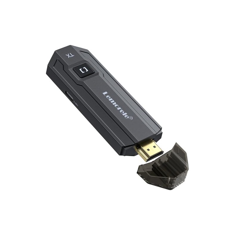 Lemorele Wireless HDMI Transmitter Support 1080P@60Hz HD Transmit up to