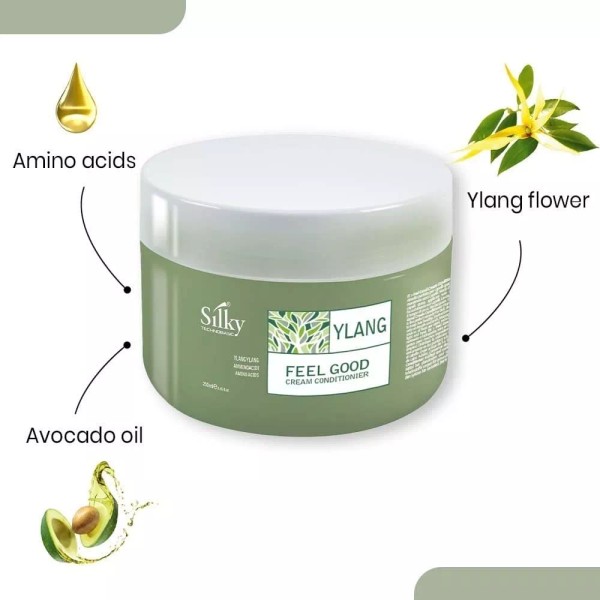 Silky Techobasic Ylang Feel Good Cream Conditioner 250ml