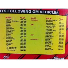 Steering Column Lock Guard for Oldsmobile Ciera 81-89, Cutlass 78-87, Delta 88 82-91, Ninety Eight 82-90