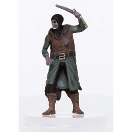 Characters of Adventure - Zombie Male Human Captain - Plastic Miniature for D&D or Pathfinder