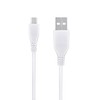 FITE ON 5ft White Micro USB SYNC Charging Cable Cord