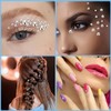 NOPKESV Pack of 3 Lip Studs, Fake Nose Studs, Eyebrow