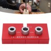 Wood Doweling Jig Drill Guide 3 in 1 Locator Hole