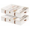 StorageWorks Shoe Organizer Under Bed for Closet, 2-Pack Ultra-thick Fabric