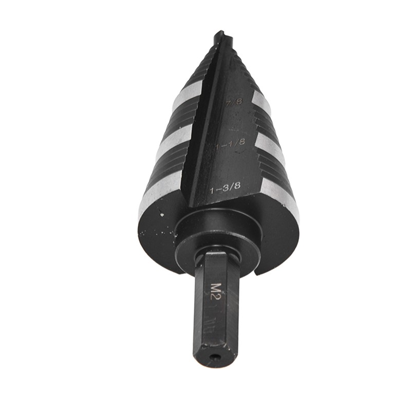 3/16 to 1‑3/8in Step Drill M2 High Speed Steel Nitrided