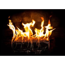Pine Mountain Java Log Coffee Grounds Firelogs 4 Count Eco Friendly Clean Burning 4 Hours