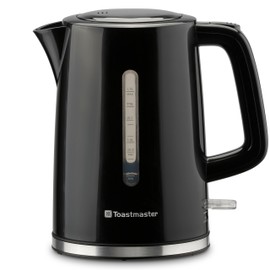 Toastmaster Electric Kettle by Select Brands - Cordless Electric Water Boiler for Coffee, Tea & More - Use This Electric Tea Kettle in Your Kitchen or Dorm - 1.7 Liters, Black
