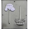Stagecoach Cinderella Carriage Lollipop Chocolate Candy Mold 3462 (2 cavity