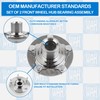 Wahparts Set of 2 Front Wheel Hub Bearing Assembly Compatible