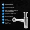 Kör4u Premium Design Cup Odour Trap Siphon for Washbasin Universal