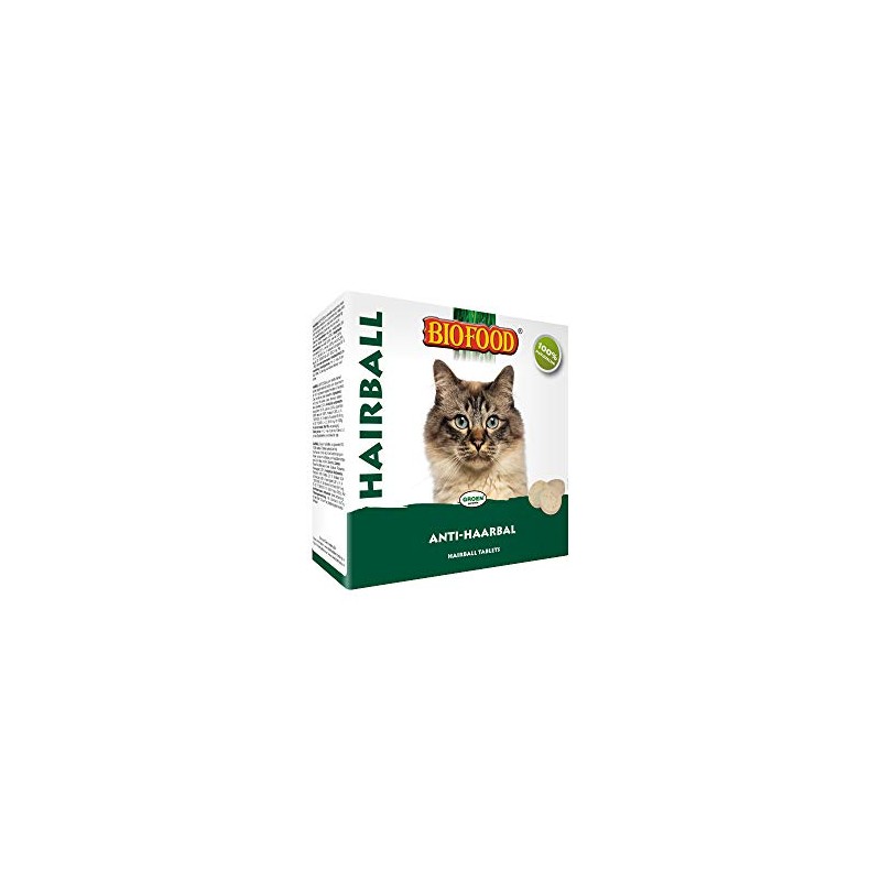 Biofood Anti-Hairball Treatment for Cats 100 Tablets