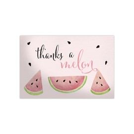 Pro Supply Global 50 count of 4x6 Thank You Insert Cards (Watermelon, 4x6)
