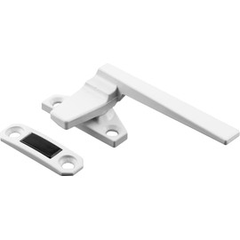 Prime-Line H 3821, blanco, diestro, mango de bloqueo abatible con base compensada, paquete individual