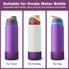 2PCS Silicone Water Bottle Boot for Owala 32oz, Protective Bottom